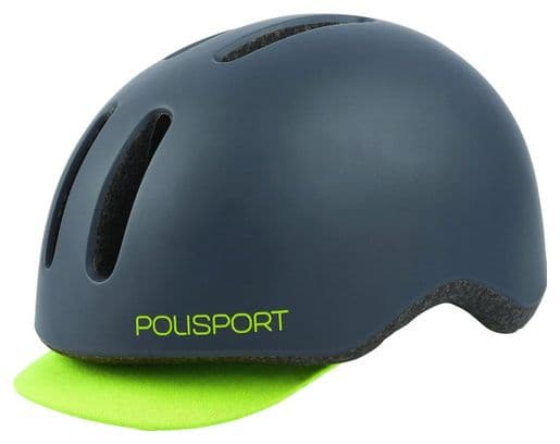 Polisport Casque Vélo Commuter L (58-61Cm) - Gris/Jaune