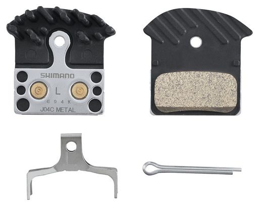 Pair of Shimano Metal Brake Pads J04C-MF