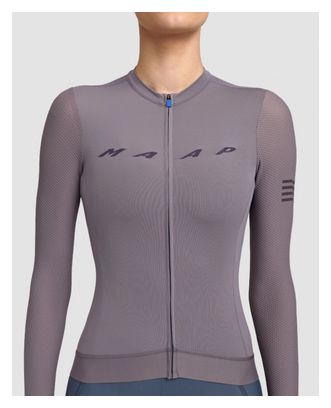 Maillot Manches Longues Femme MAAP Evade Pro Base Shark Violet 