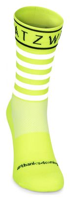 SpatzWear Fluo Reflective Socks Long Cut Yellow