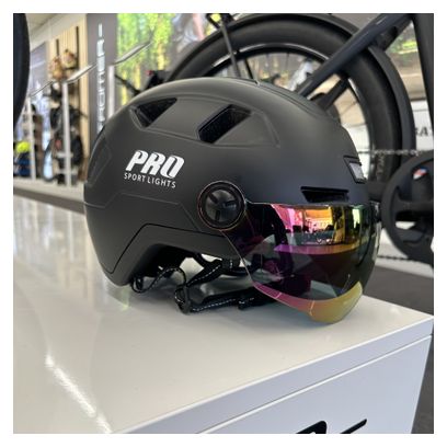 Casque Speed Pedelec 2 Visières et éclairage LED - NTA 8776