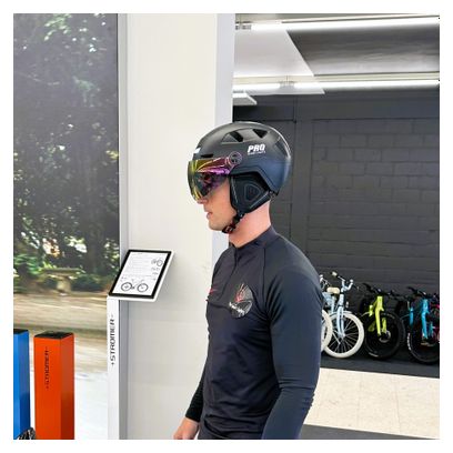 Casque Speed Pedelec 2 Visières et éclairage LED - NTA 8776