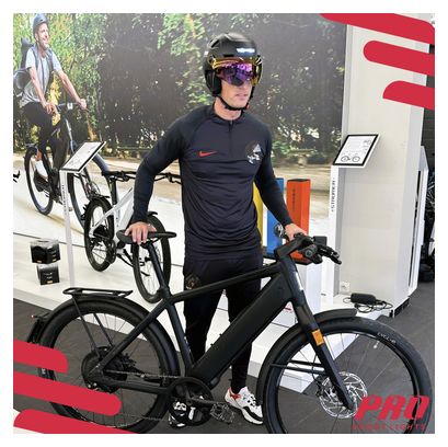 Casco per Speed Pedelec con 2 visiere e illuminazione a LED
