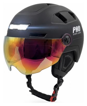 Casco per Speed Pedelec con 2 visiere e illuminazione a LED