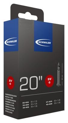 Schwalbe SV6 20'' Standaard binnenband Presta 40 mm