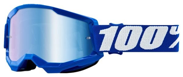 100% Gafa Strata 2 Azul - Lente Espejo Azul