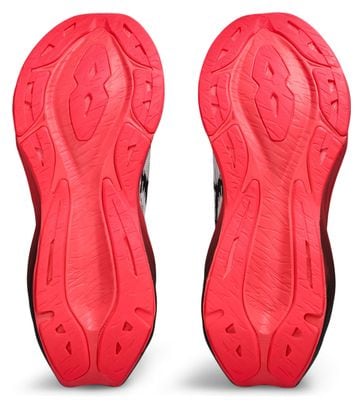 Chaussures de Running Asics Novablast 3 Blanc Noir Rouge Homme