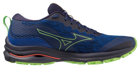 Trail Running Shoes Mizuno Wave Rider TT Blue Green