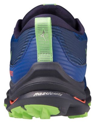Chaussures de Trail Running Mizuno Wave Rider TT Bleu Vert