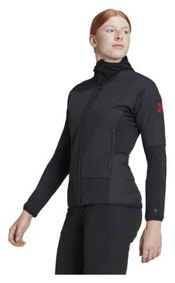 Chaqueta cortavientos Adidas Five Ten Flooce para mujer Negra
