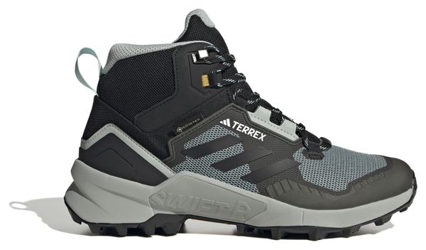 Scarpe da trekking da donna adidas Terrex Swift R3 Mid GTX Nero Grigio