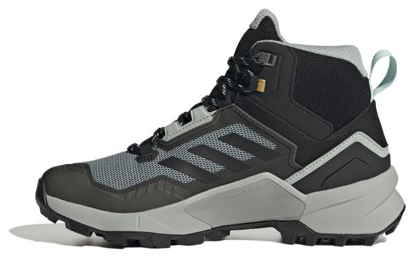 Botas de montaña para mujer adidas Terrex Swift R3 Mid GTX Negro Gris
