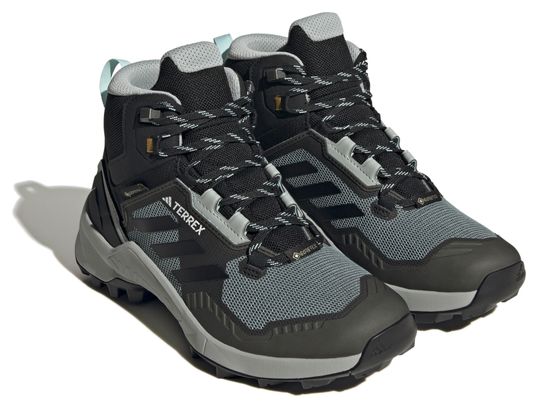 Women's Hiking Shoes adidas Terrex Swift R3 Mid GTX Black Grey