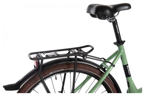 Bicyklet Victoire Elektro-Stadtfahrrad Shimano Alivio 9S 400 Wh 700 mm Holz Grün
