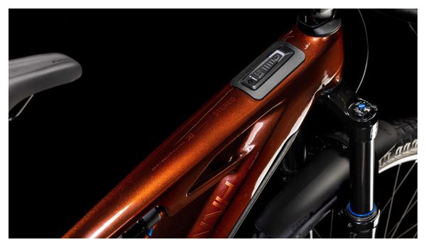 VTT Électrique Tout-Suspendu Cube Stereo Hybrid One77 HPC Race 800 Shimano Deore 12V 800 Wh 29''/27.5'' Orange Liquid 2025