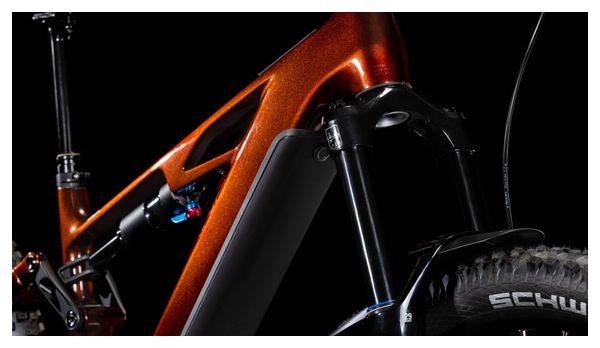 VTT Électrique Tout-Suspendu Cube Stereo Hybrid One77 HPC Race 800 Shimano Deore 12V 800 Wh 29''/27.5'' Orange Liquid 2025