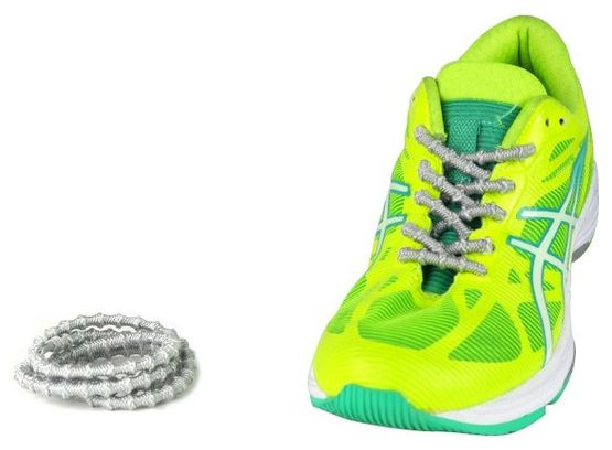 Lacci Running Xtenex Original 75 cm Silver