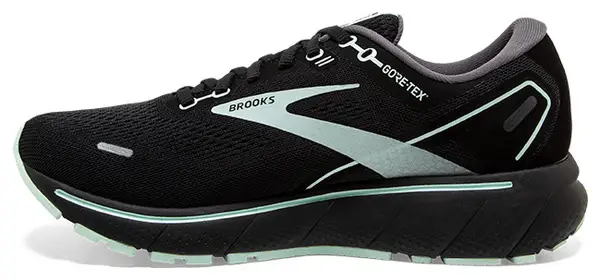 Brooks Ghost 14 GTX Women's Running Shoes Black Blue