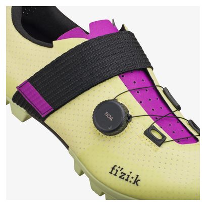 Chaussures Unisexe Fizik Vento Ferox Carbon Jaune/Violet