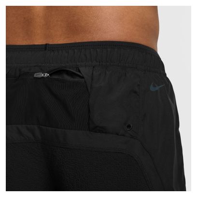 Heren Nike Run 5in Zwart Kort
