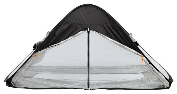 DERYAN Tente-lit avec moustiquaire escamotable 200x90x110 cm Noir