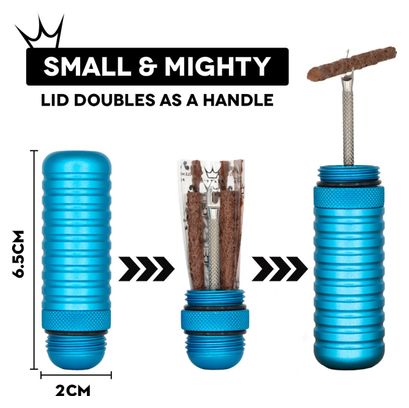 Peaty's Holeshot Tubeless Repair Kit Black + 6 Wicks