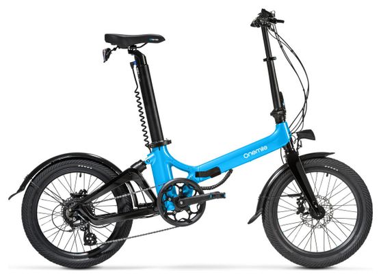 Vélo Pliant Électrique Onemile Nomad Shimano 7V 486Wh 20'' Bleu 2022