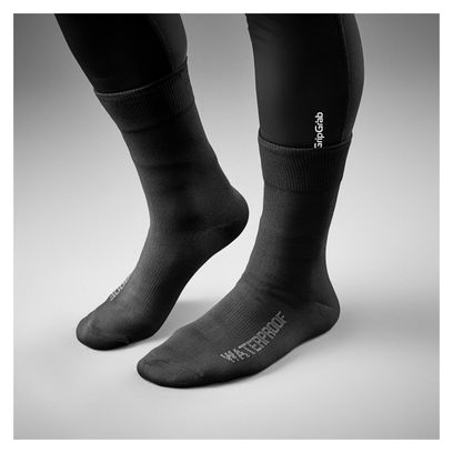 Paire de Chaussettes GripGrab Lightweight Waterproof Noir