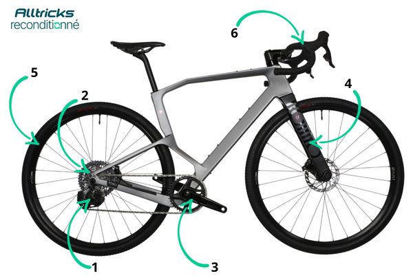 Vélo Gravel Rondo CF1 G2 Sram Rival AXS 12V T.M 172/180cm - Produit Reconditionné