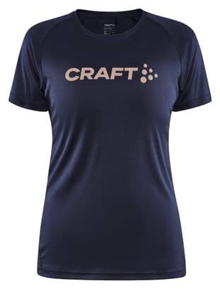 Camiseta de manga corta para mujer Craft Essence Logo Azul