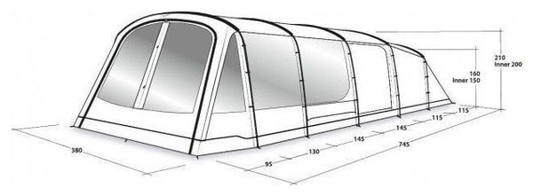 Tente de camping Outwell Winwood 8