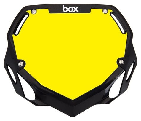 Plaque BOX two pro white et yellow/black