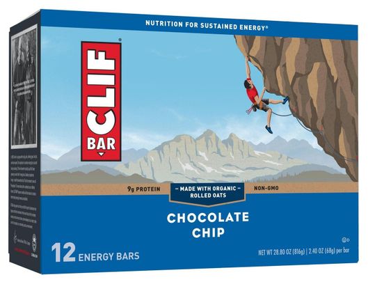 CLIF BAR Energy bar Chocolate Chip x12