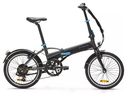 Btwin TILT 500 ELECT Folding bike Black