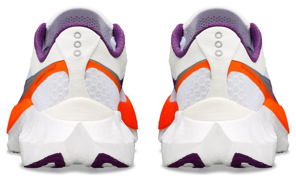 Chaussures Running Saucony Endorphin Pro 4 Blanc/Violet/Orange Femme