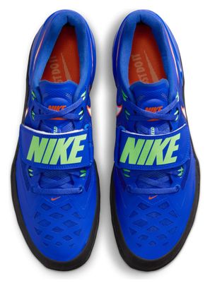 Nike Zoom Rotational 6 Blau Orange Unisex Leichtathletikschuh