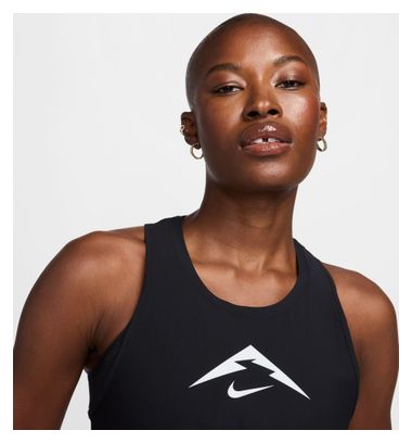 Camiseta de tirantes Nike Trail, mujer, negra