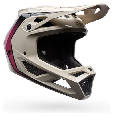 Casco integrale Fox Rampage Vault color beige gesso
