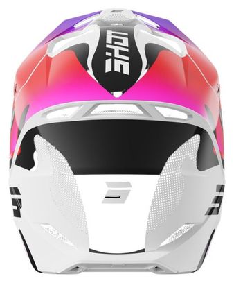 Casque Integral Adulte Shot Furious Zebra Rose Brillant