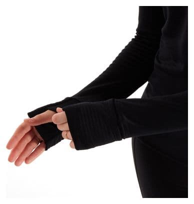 Haut Thermique 1/2 Zip New Balance Athletics Heat Grid Noir Femme