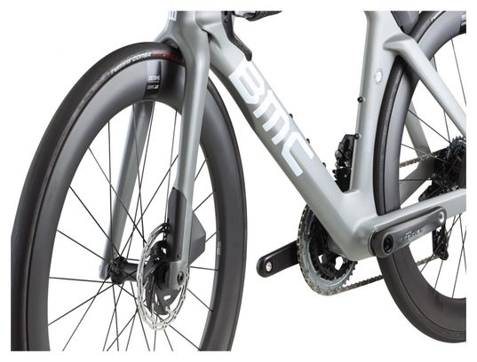 BMC Timemachine 01 Disc One Triathlon-Fahrrad Sram Force eTap AXS 12S 700 mm Airforce Grey 2021
