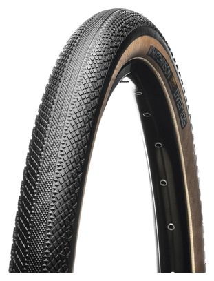 Pneu Gravel Hutchinson Overide 700 mm Tubeless Ready Souple Hardskin Flancs Beiges Tan