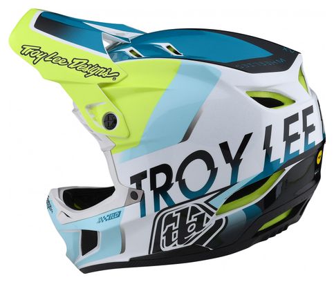 Qualificatore per casco composito Troy Lee Designs D4 bianco/verde