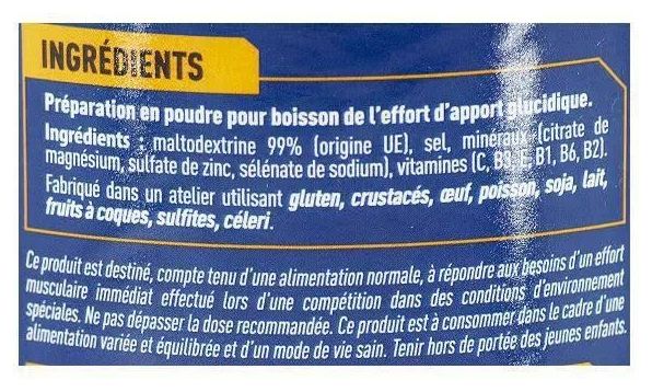 Boisson Energétique Apurna Maltodextrine - Pot 500g