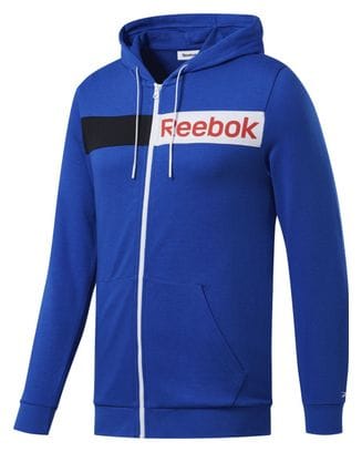 Sweat à capuche zippé Reebok Ess Linear Logo