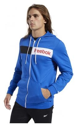 Sweat à capuche zippé Reebok Ess Linear Logo