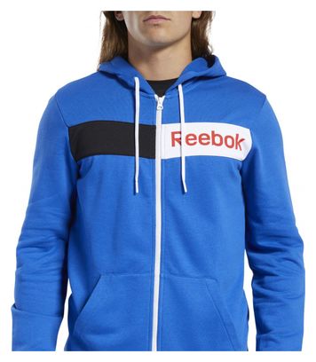 Sweat à capuche zippé Reebok Ess Linear Logo