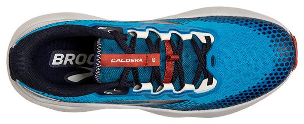 Brooks Caldera 6 Trail Hardloopschoenen Blauw Rood 45.1/2