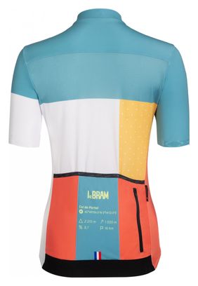 Maglia manica corta sartoriale donna LeBram Portet Pelforth