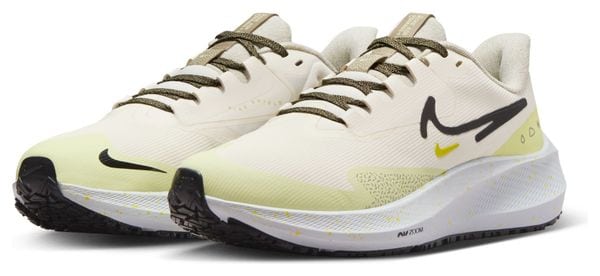 Nike Air Zoom Pegasus 39 Shield White Yellow Women's Running Shoes